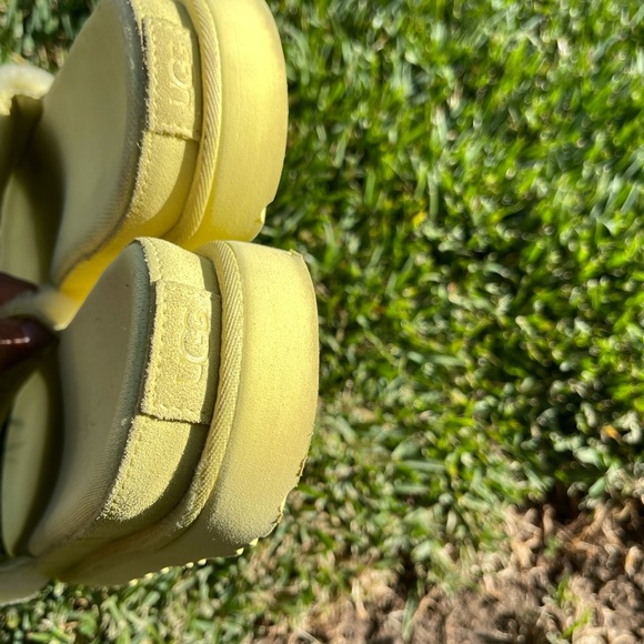 UGG🍁Laton Fur Logo Slippers women’s 9 - Picture 10 of 13